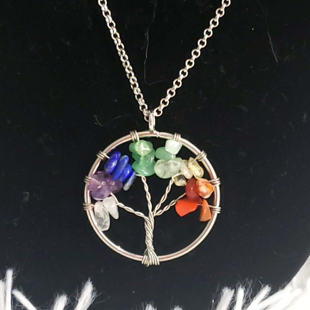 Chakra Tree Necklace